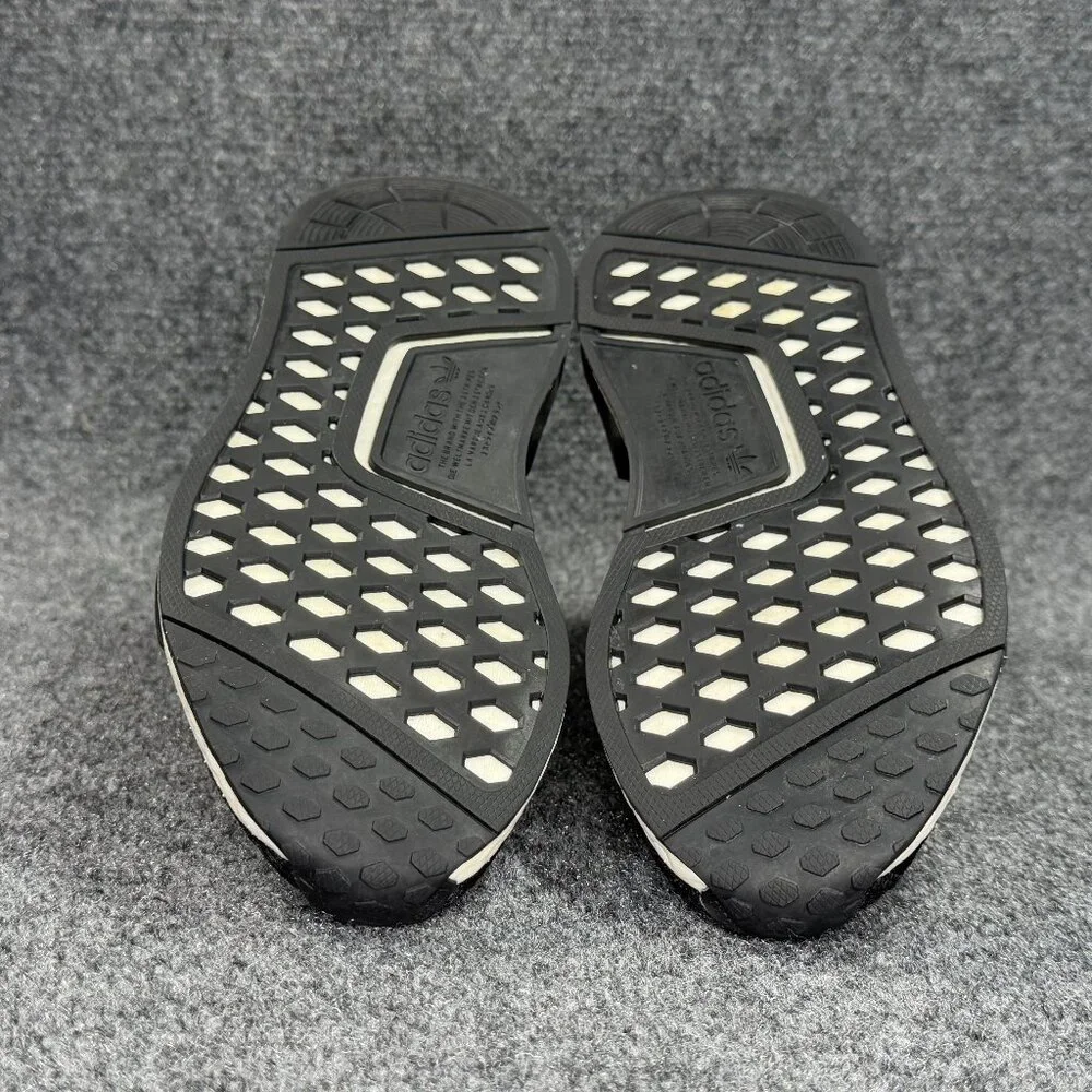 Adidas NMD R1 V2 Running Shoes Boys Size 6 Black Retro Athletic Training Sneaker